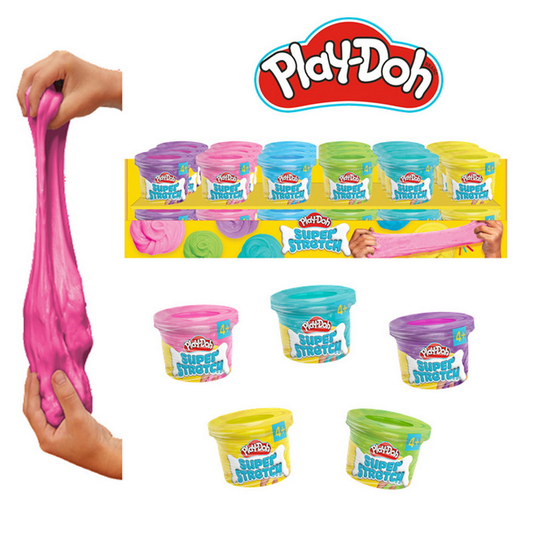 Play-Doh Slime Súper Stretch 85gr – Masa Elástica Sensorial