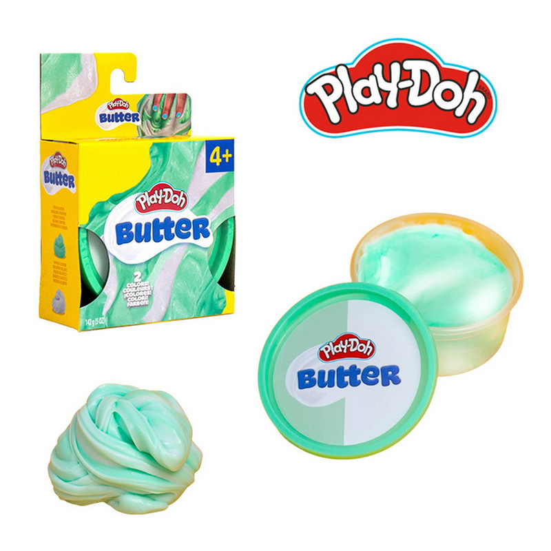 Play-Doh Slime Butter Verde/Blanco 142gr – Masa Cremosa