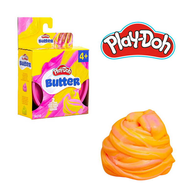 Play-Doh Slime Butter Rosa/Naranjo 142gr – Masa Cremosa