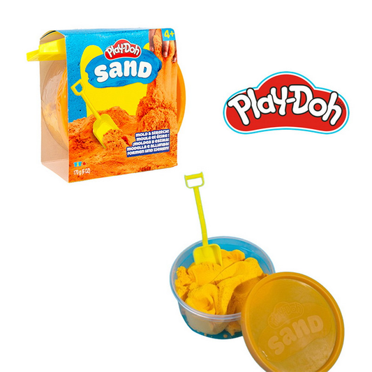 Play-Doh Arena Mágica Naranja 170gr con Pala Incluida