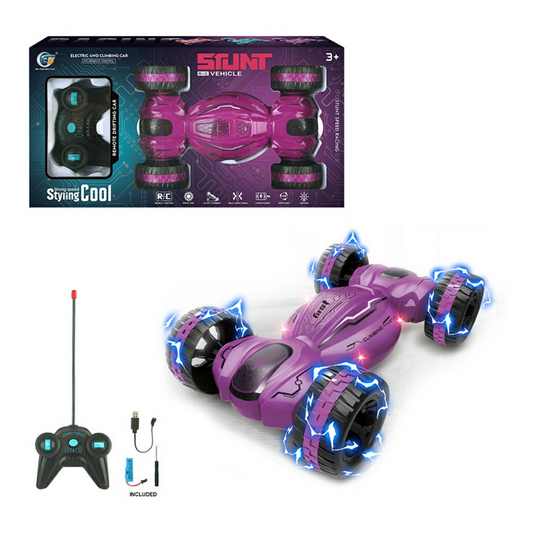 Vehículo Oruga Radio Control con Luces LED – Batería USB