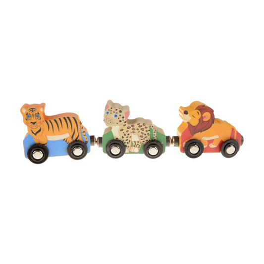 Set de 3 Animales de Madera con Imanes | Juguete Infantil Educativo