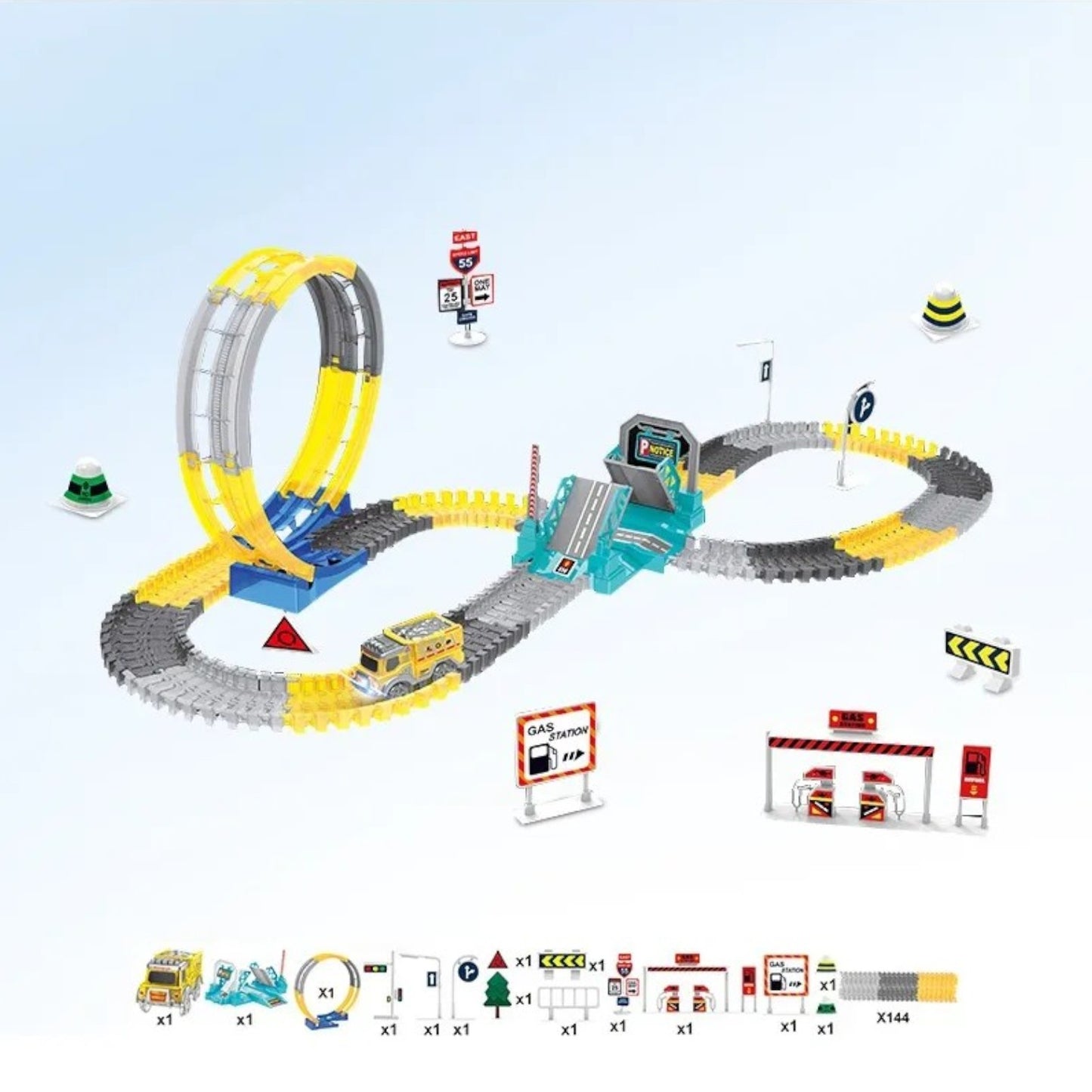 Pista Auto 360 Para Niños