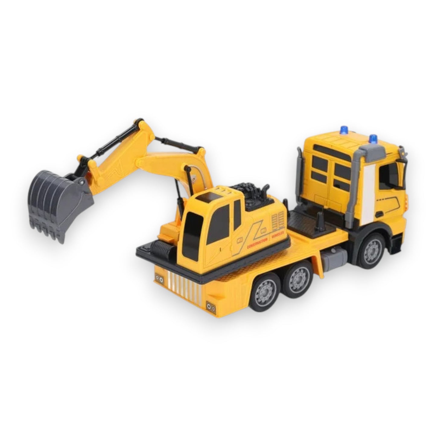 Excavadora RC Súper Realista – Control Remoto Eléctrico para Niños