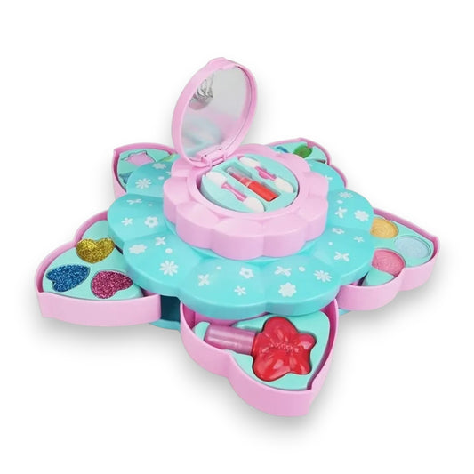 Set de Maquillaje Infantil en Forma de Flor | Juguete Creativo para Niñas
