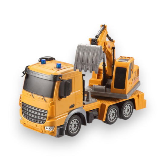 Excavadora RC Súper Realista – Control Remoto Eléctrico para Niños
