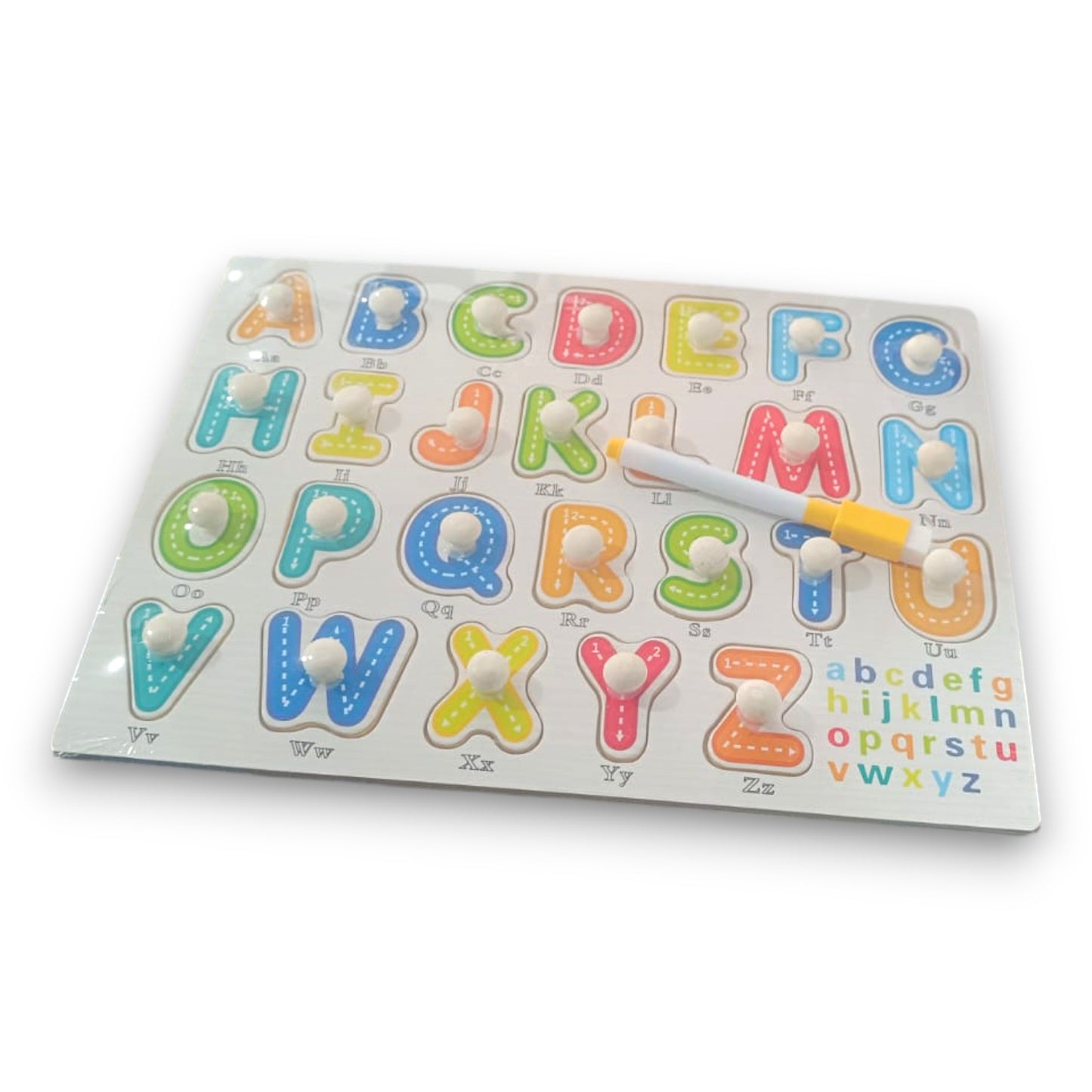 Abecedario De Madera Didactico Niños