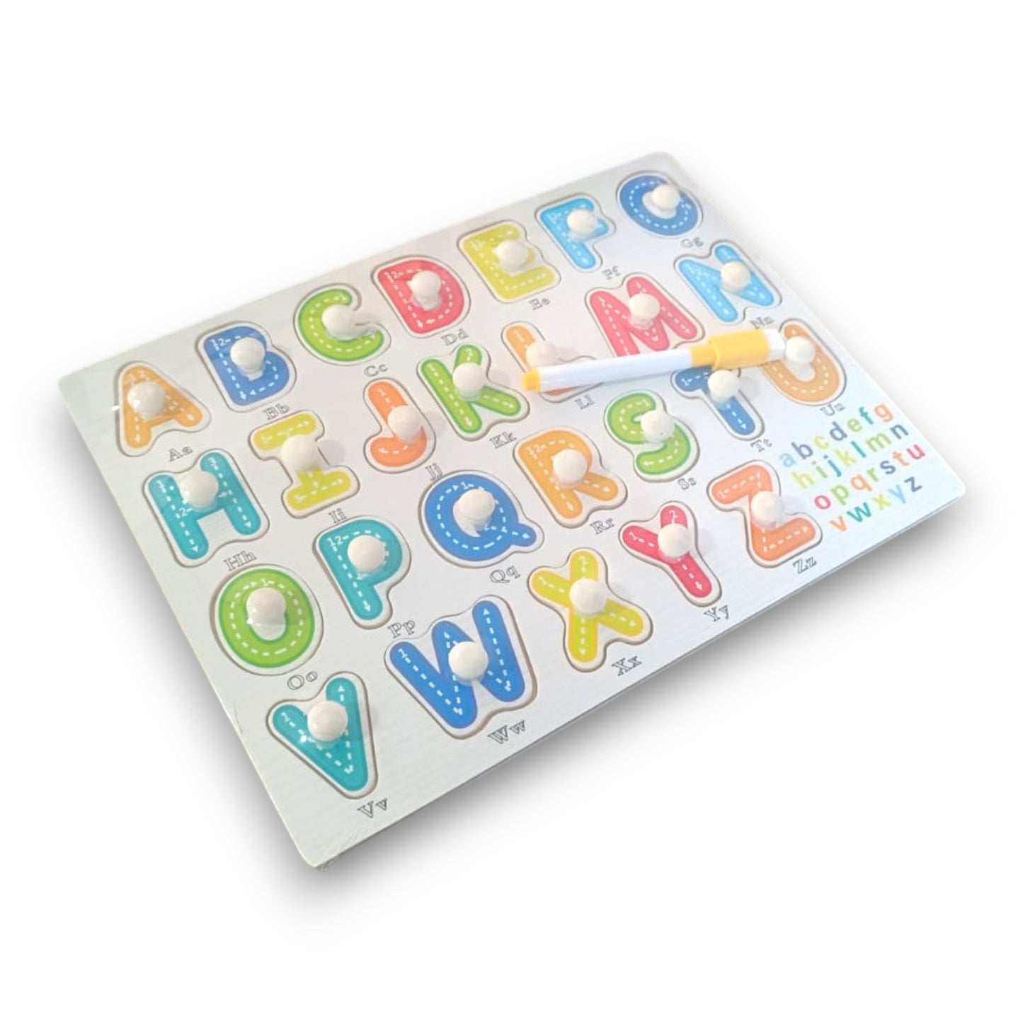 Abecedario De Madera Didactico Niños