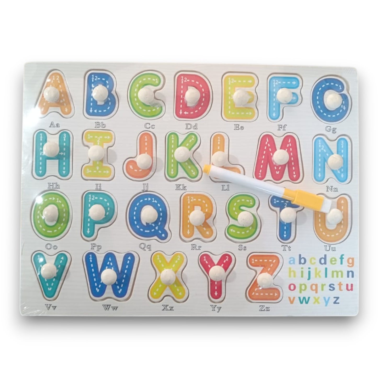 Abecedario De Madera Didactico Niños