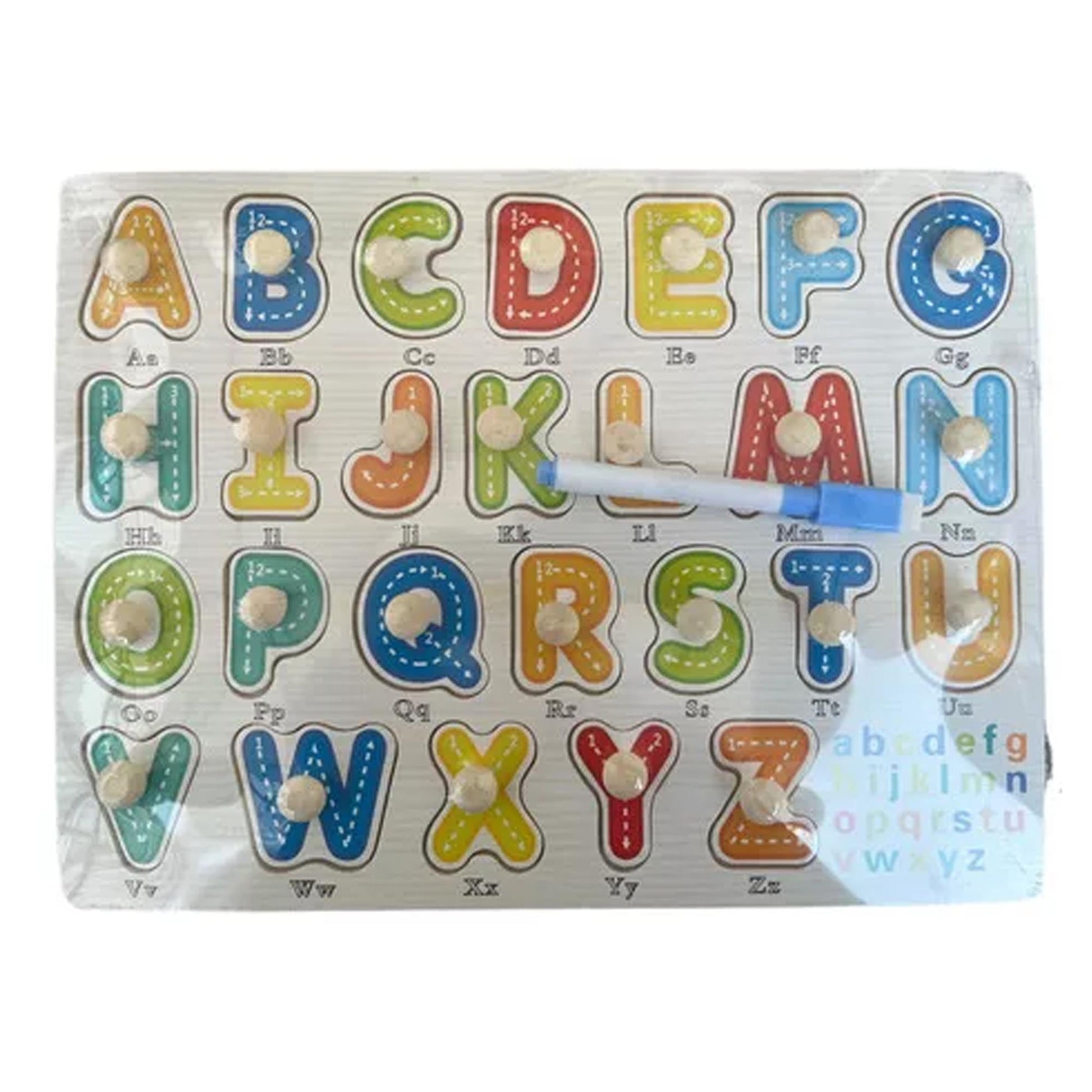 Abecedario De Madera Didactico Niños