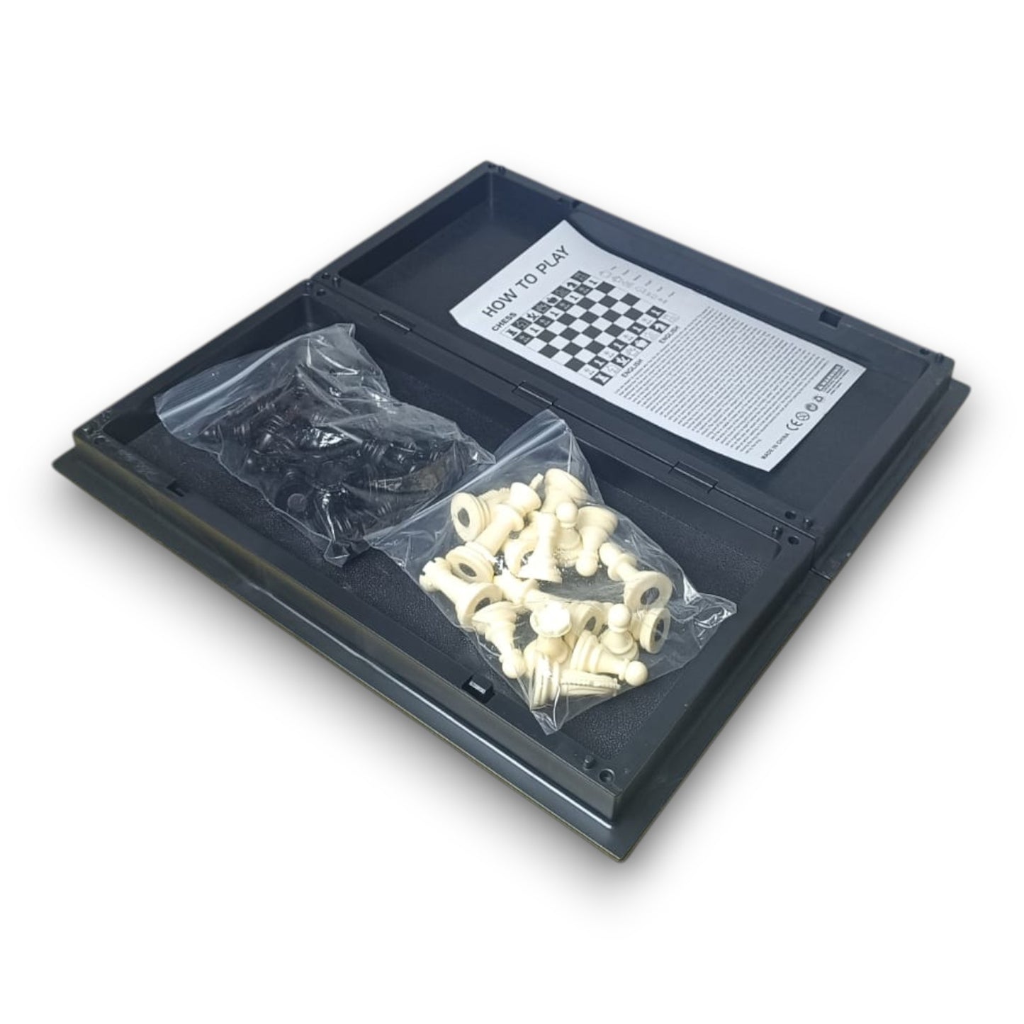 Ajedrez Tablero Magnético Juego Portátil Viaje Lujo 24cm