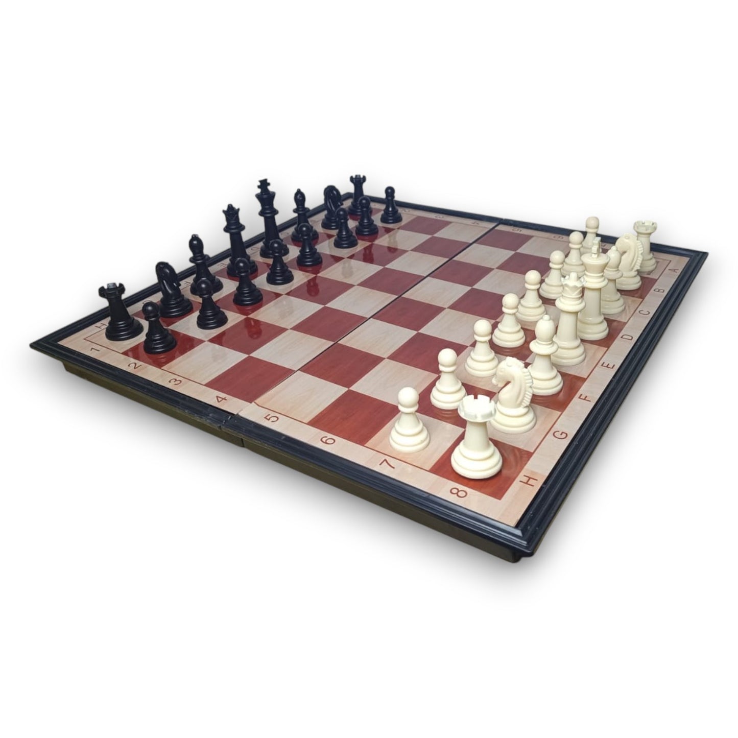 Ajedrez Tablero Magnético Juego Portátil Viaje Lujo 24cm