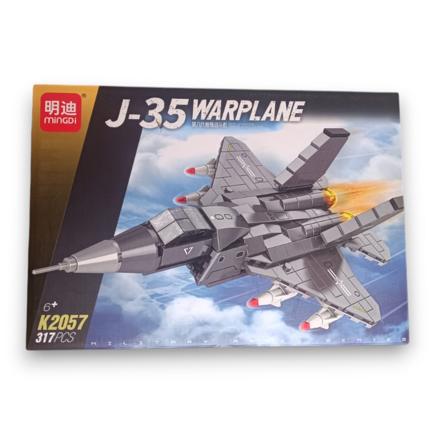 Set de Construcción Equipo Militar Avión J-35