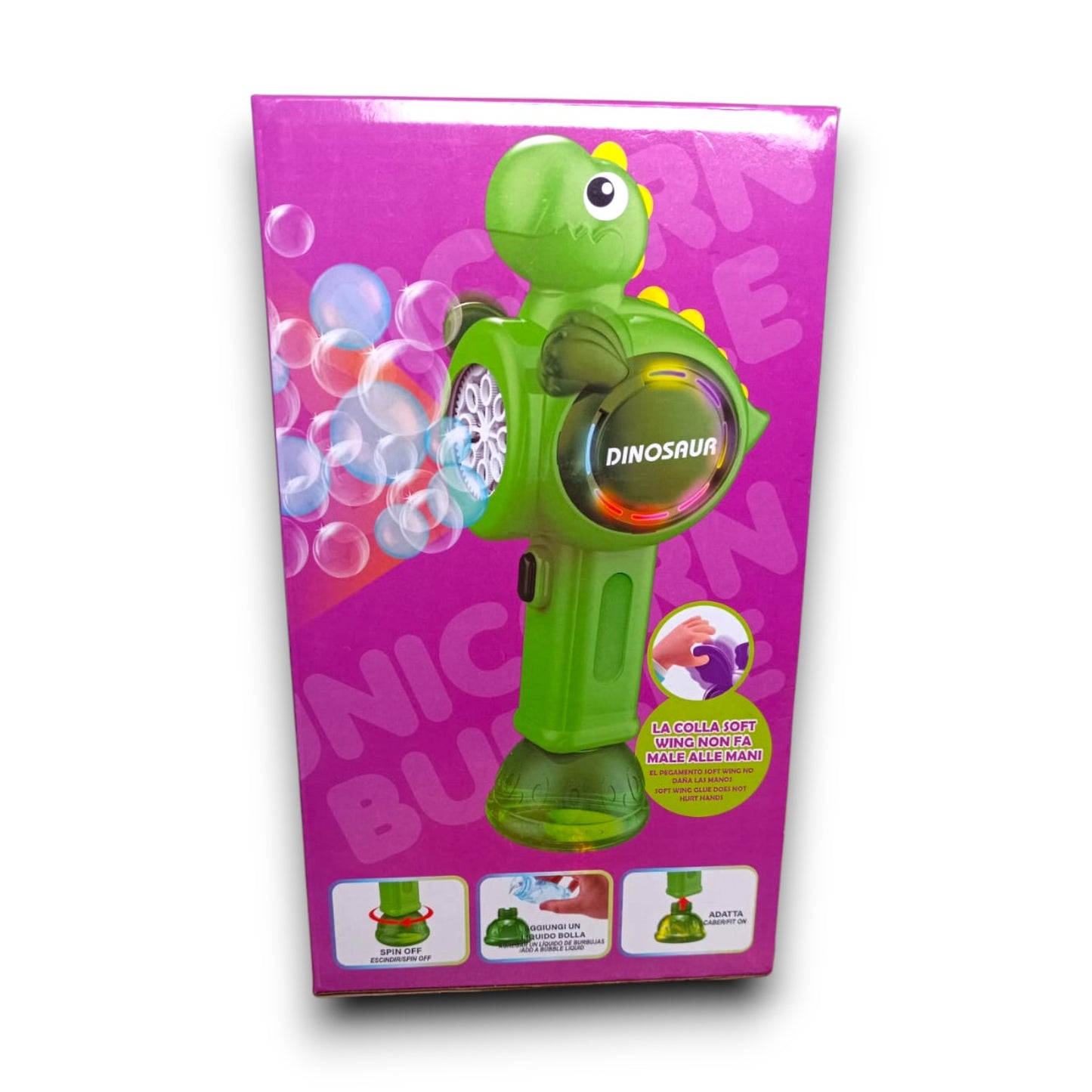 Varita de Burbujas Unicornio con Luz y Música