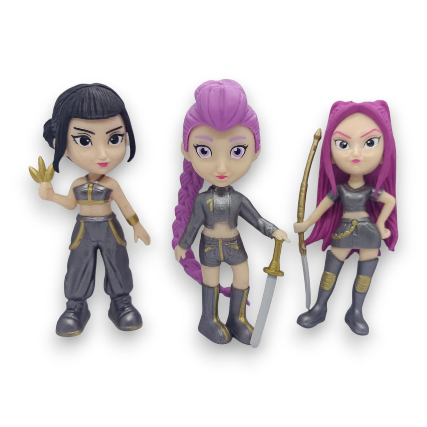 Set 6 Figuras Las Guerreras del Kpop - Huntrix