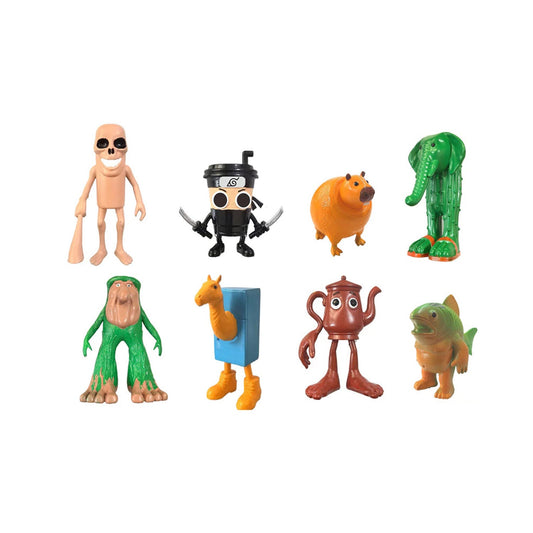 Brainrot Set 8 Figuras Colección Capuccino Assassino Brr Brr Patapim