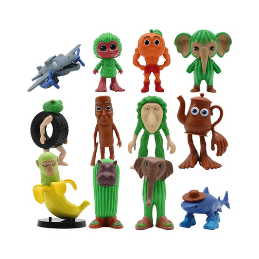 Brainrot Set 12 Figuras Colección Boneca Camelo Din Din Dun