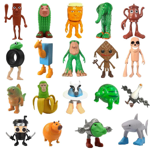 Brainrot Set 19 Figuras Colección Frigo Camelo Capuccino Assassino