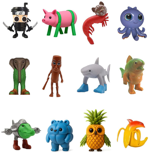 Brainrot Set 12 Figuras Colección Trippi Troppi Blueberrinni Octopussini