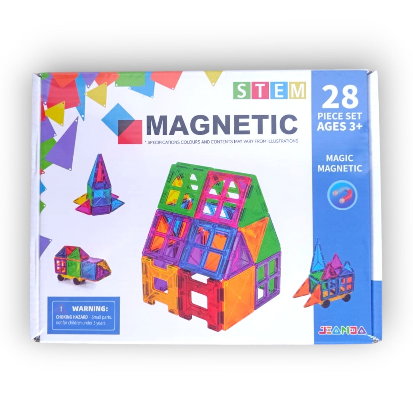 Set 28 Bloques de Construcción Magnéticos