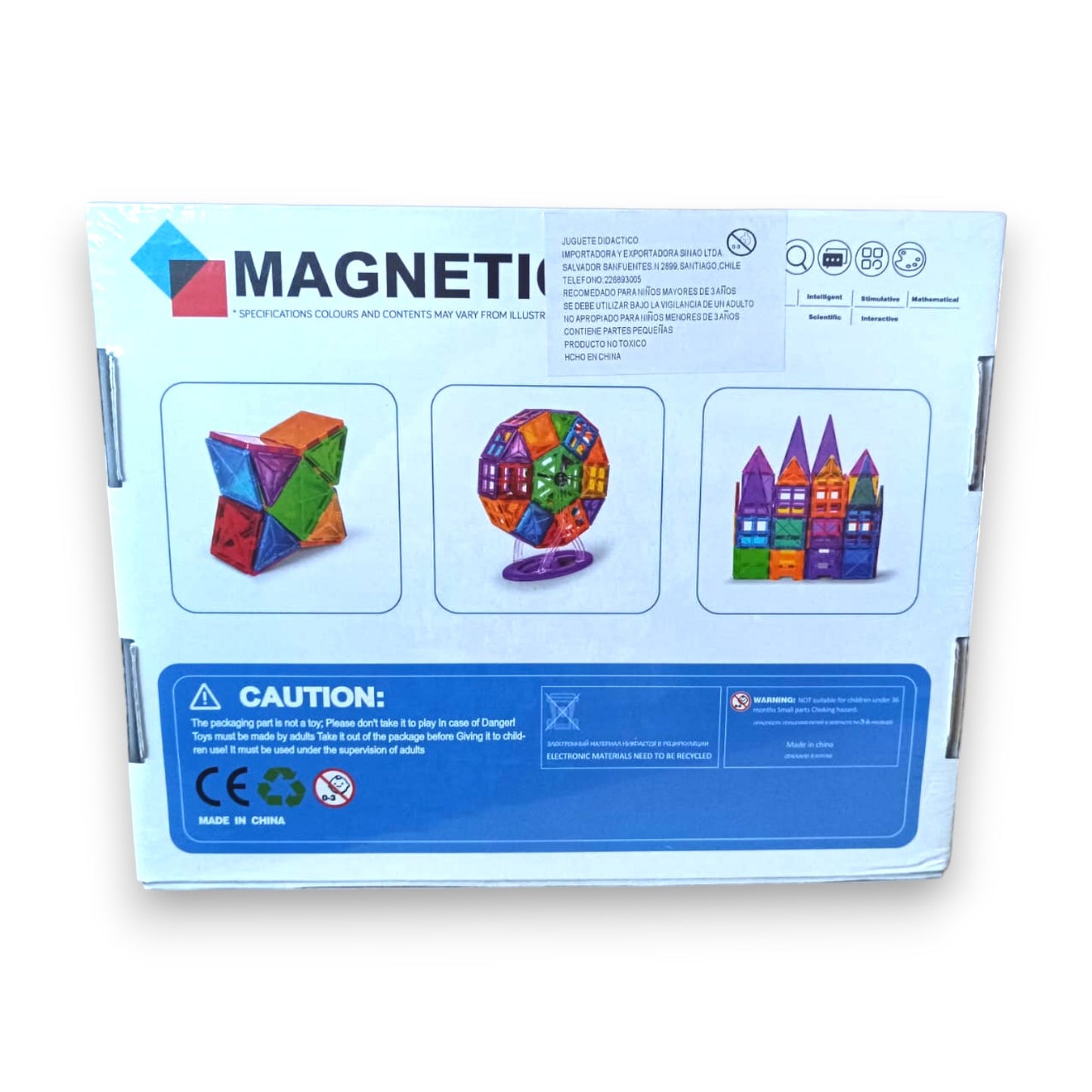 Set 28 Bloques de Construcción Magnéticos