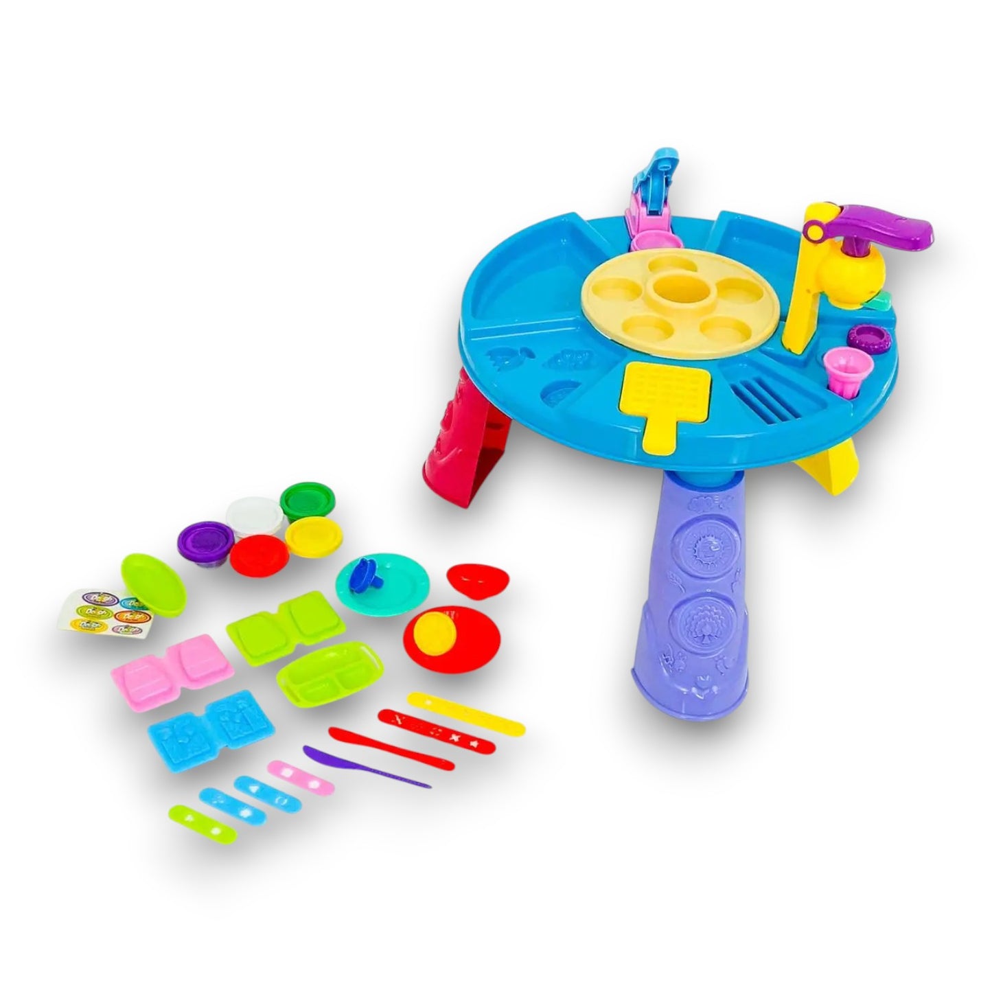 Mesa Didáctica Infantil con Plasticina y Accesorios | Juego Creativo 34 Piezas