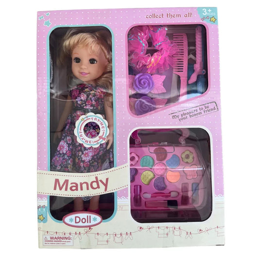 Muñeca Mandy Con Sonidos, Accesorios Y Maquillaje