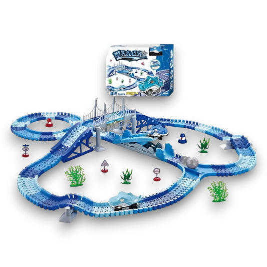 Pista de Auto Tiburón Shark Eléctrica para Niños