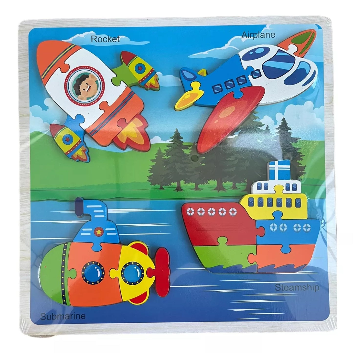 Puzzles De Madera Variedades