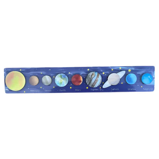 Rompecabezas Generico Madera Espacial Sistema Solar Niños