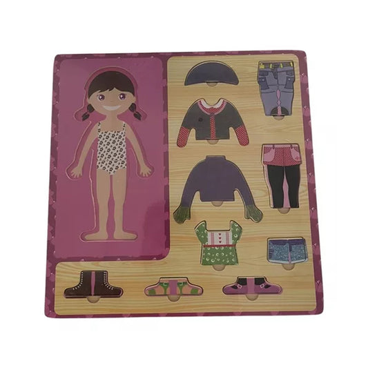 Tabla Didáctica De Encaje Ropa Niña O Niño