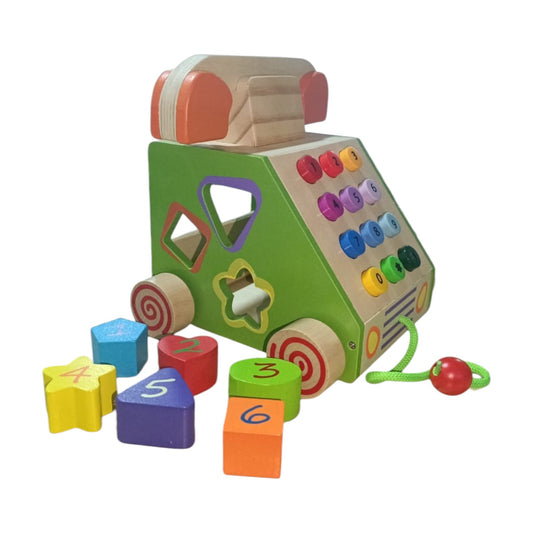 Teléfono De Madera Didáctico