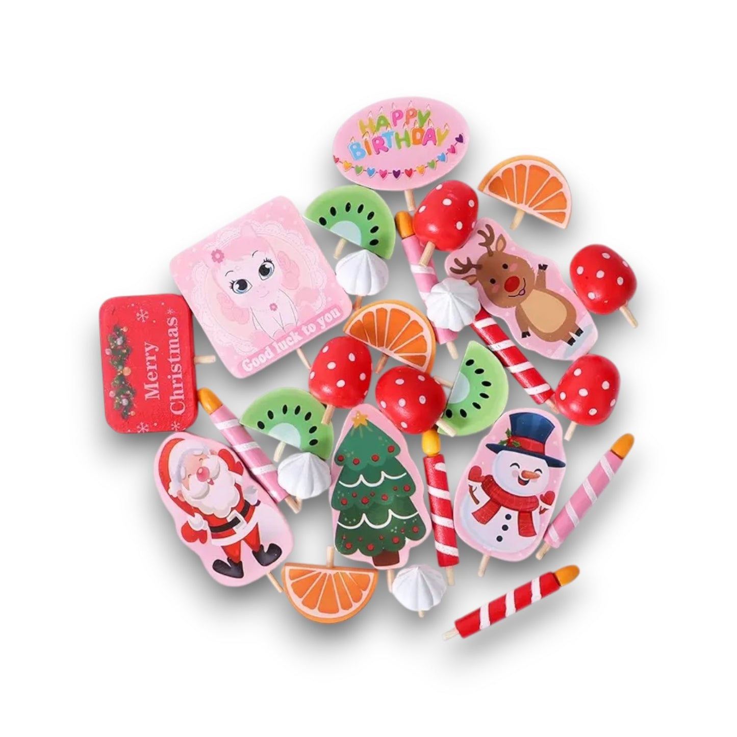 Torta de Cumpleaños de Madera Lucky Cake