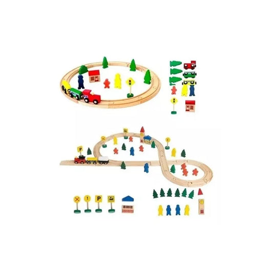 Tren De Madera Didactico Para Niños