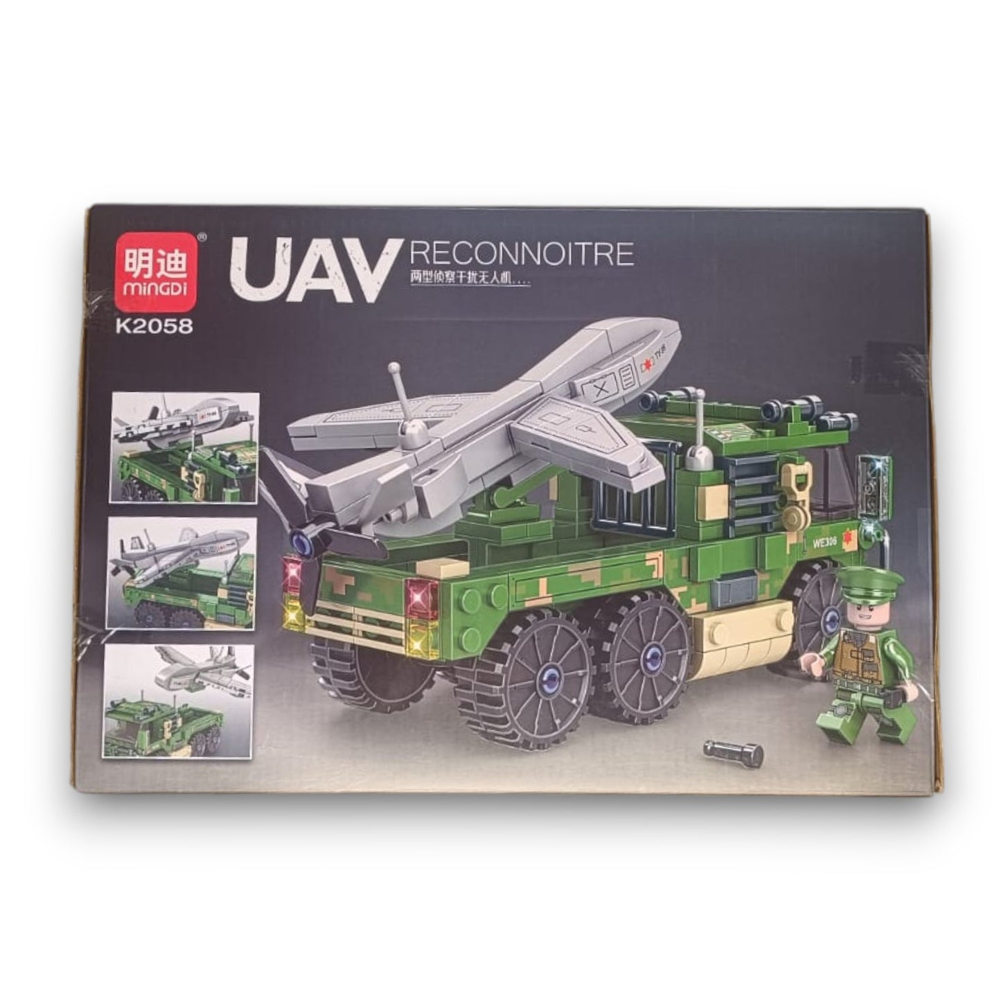 Set de Construcción Equipo Militar UAV de Reconocimiento