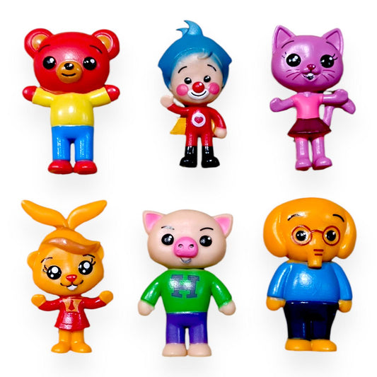 Set De Figuras Payaso Plim Plim 6 Pcs
