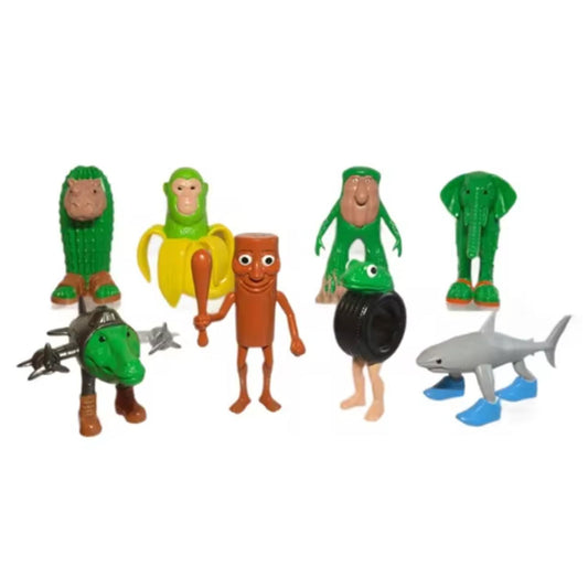 Brainrot Set De 8 Figuras Colección Tungtungtung Sahur