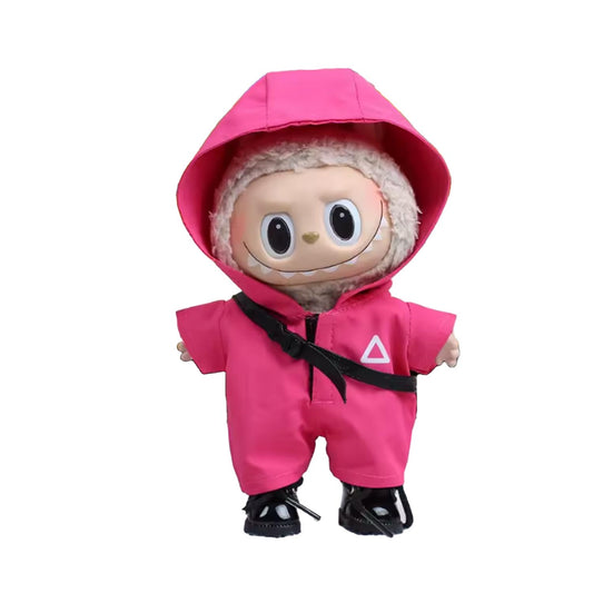 Ropa de muñeco Labubu de 17cm Squid Game Ropa de Moda Coreana