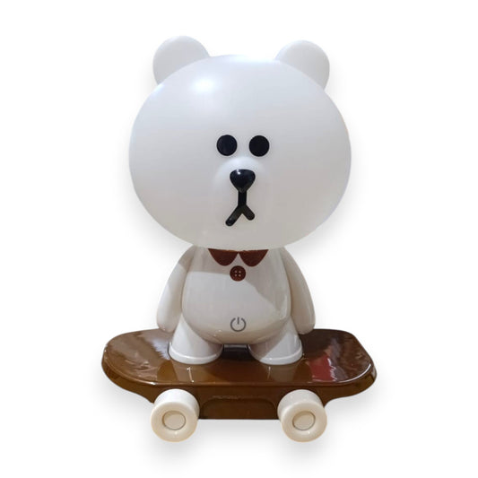 Lampara de Velador Infantil Oso Luminoso Luz Led Usb