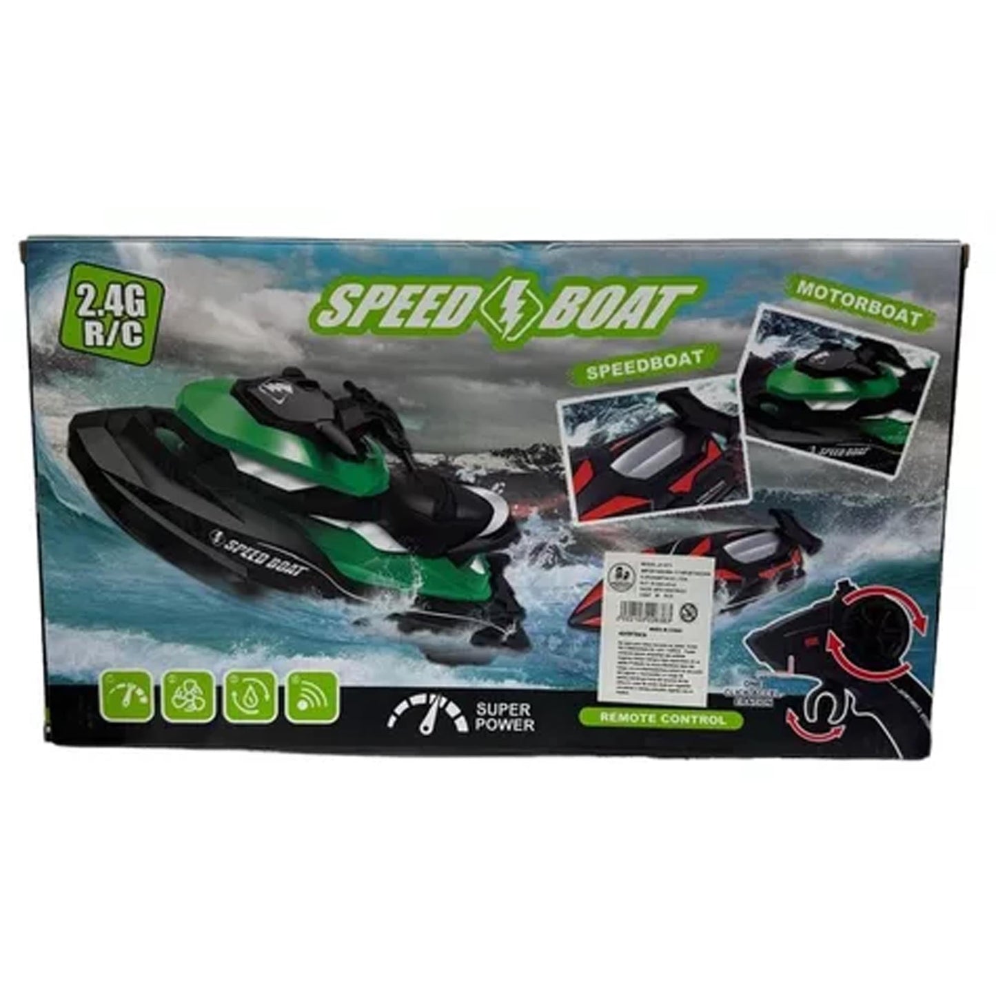 Moto De Agua Control Remoto 2,4 Ghz, Bateria Recargable