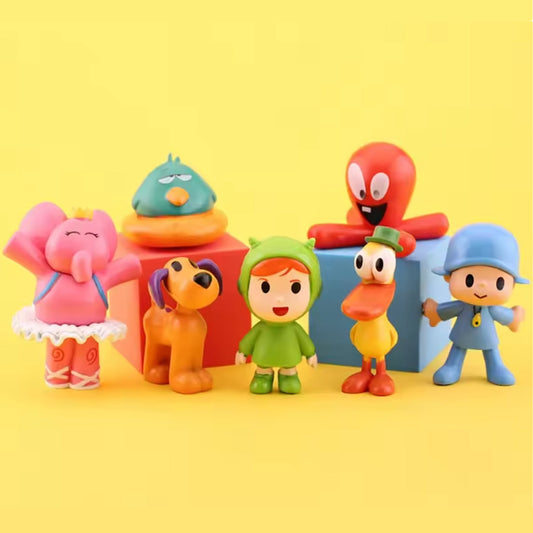 Kawaii Pocoyo 7 unids/set