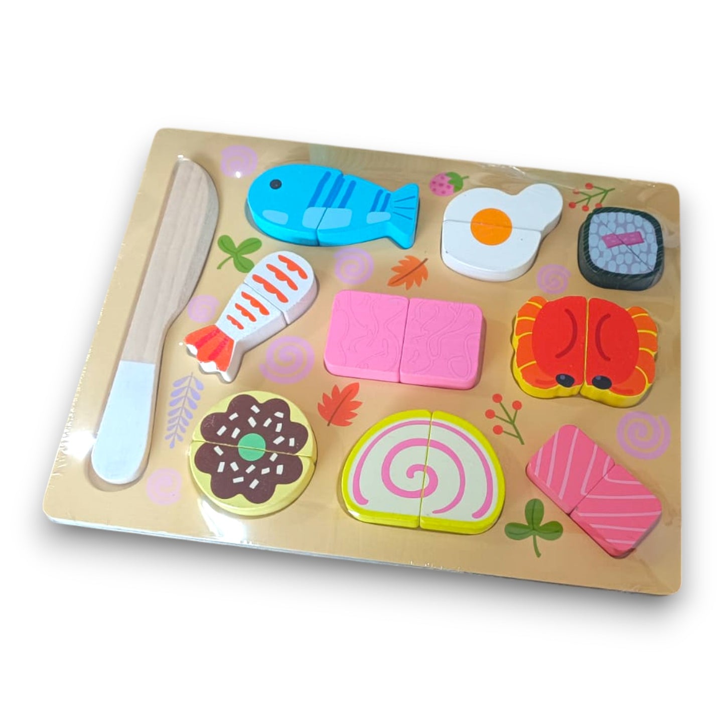 Rompecabezas de Madera Sushi 19 Piezas Educativo